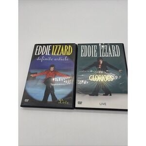 Eddie Izzard‎ 2 Live Dvds, Definite Article And Glorious. Preowned